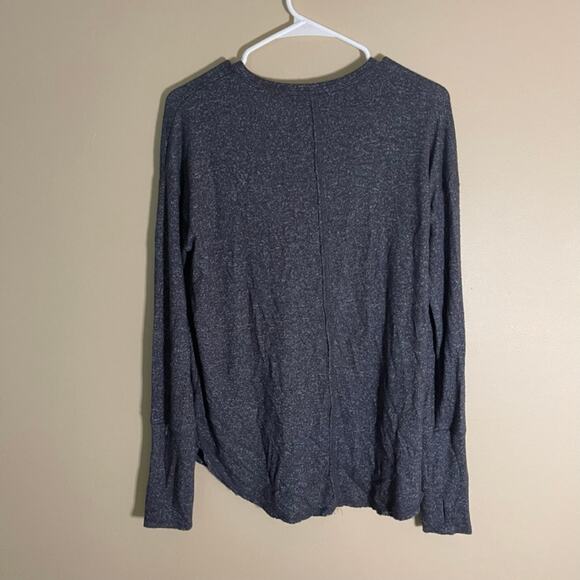 Allison Joy Gray Henley Long sleeve M - Picture 3 of 3